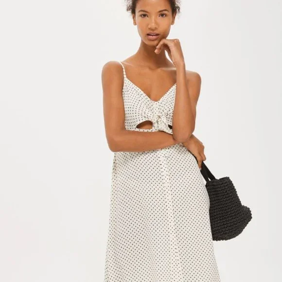 Topshop star store print dress